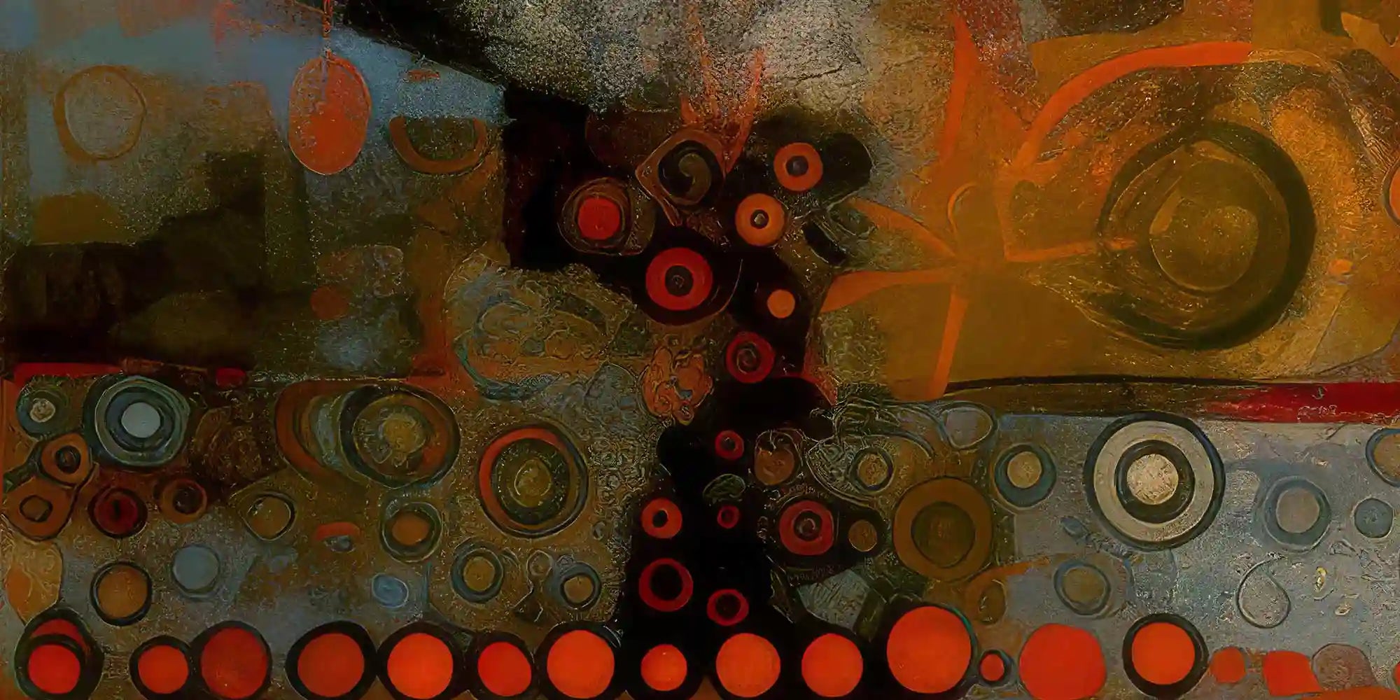 Close-up details of Creation Serenade digital art textures and abstract design.