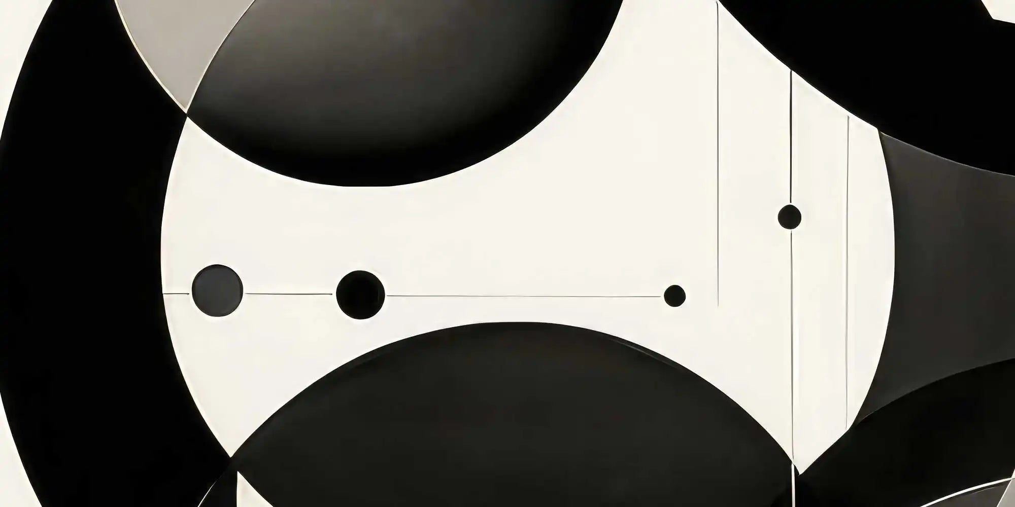 Close-up details of Overlapping Circles digital art abstract textures.