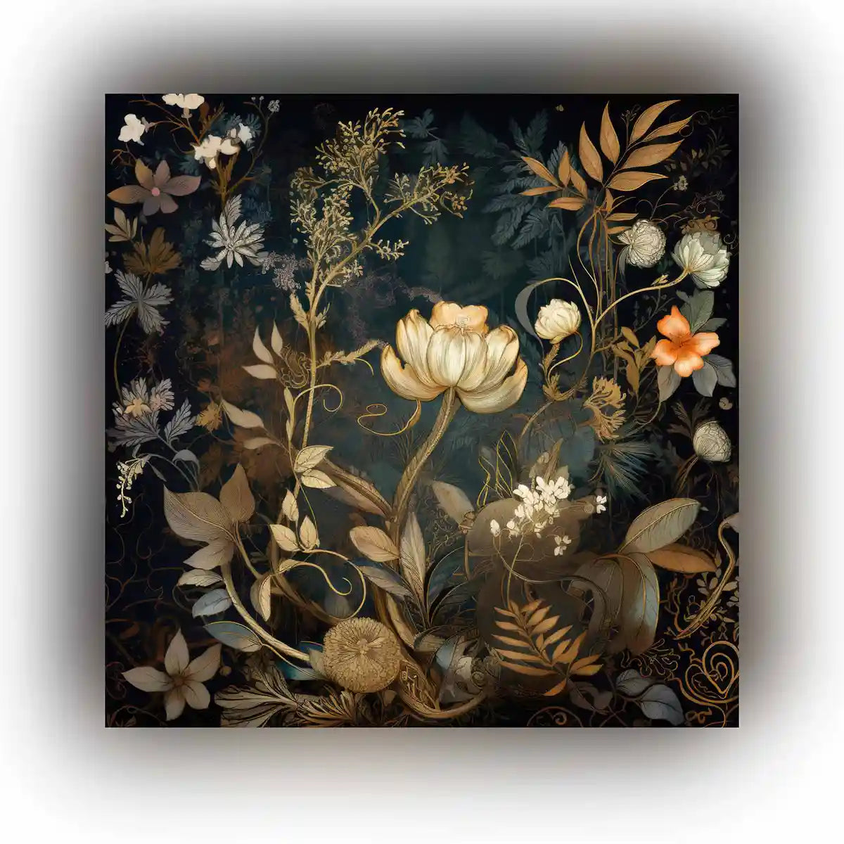 Featured image of Glistening Blooms digital art showcasing a distinctive and modern floral design.