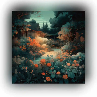 Memo digital art featured image showcasing a serene garden path with soft, dreamy light.