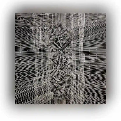 Soulprint digital art featured image showcasing intricate geometric lines and abstract patterns digital art