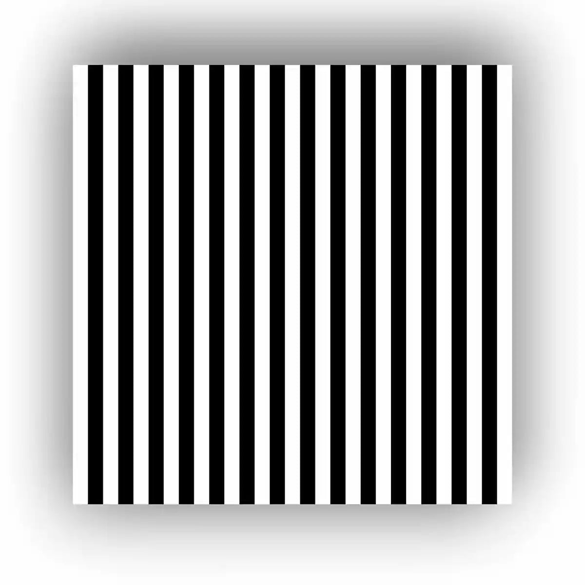 Vertical Stripes digital art featured image showcasing bold black and white diagonal lines, creating a striking minimalist composition.