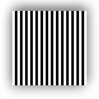Vertical Stripes digital art featured image showcasing bold black and white diagonal lines, creating a striking minimalist composition.
